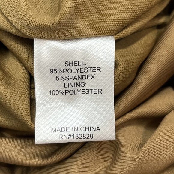 Superdown M Erla Cutout Maxi Slip Dress One Shoulder Brown High Slit Cocktail - Picture 10 of 11